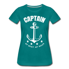 Lade das Bild in den Galerie-Viewer, Captain - Damenshirt - diva blue
