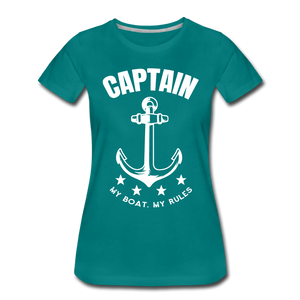 Captain - Damenshirt - diva blue