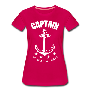 Captain - Damenshirt - dark pink