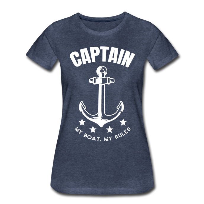 Captain - Damenshirt - heather blue