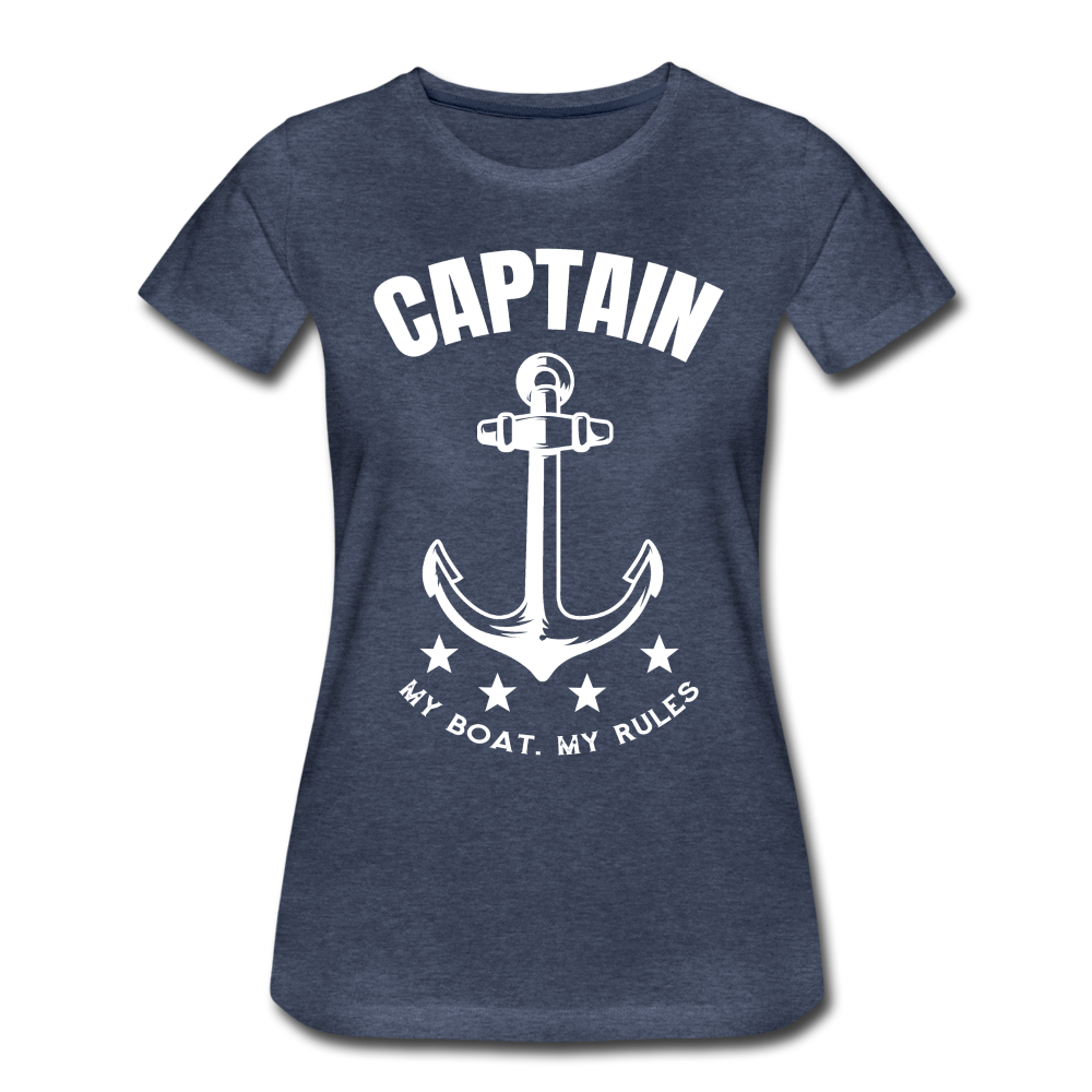 Captain - Damenshirt - heather blue