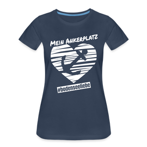 Mein Ankerplatz - Damenshirt - navy