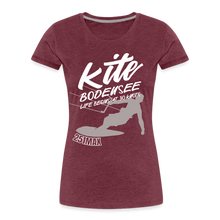 Lade das Bild in den Galerie-Viewer, Kite Bodensee - Damenshirt - heather burgundy
