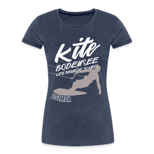 Lade das Bild in den Galerie-Viewer, Kite Bodensee - Damenshirt - heather blue
