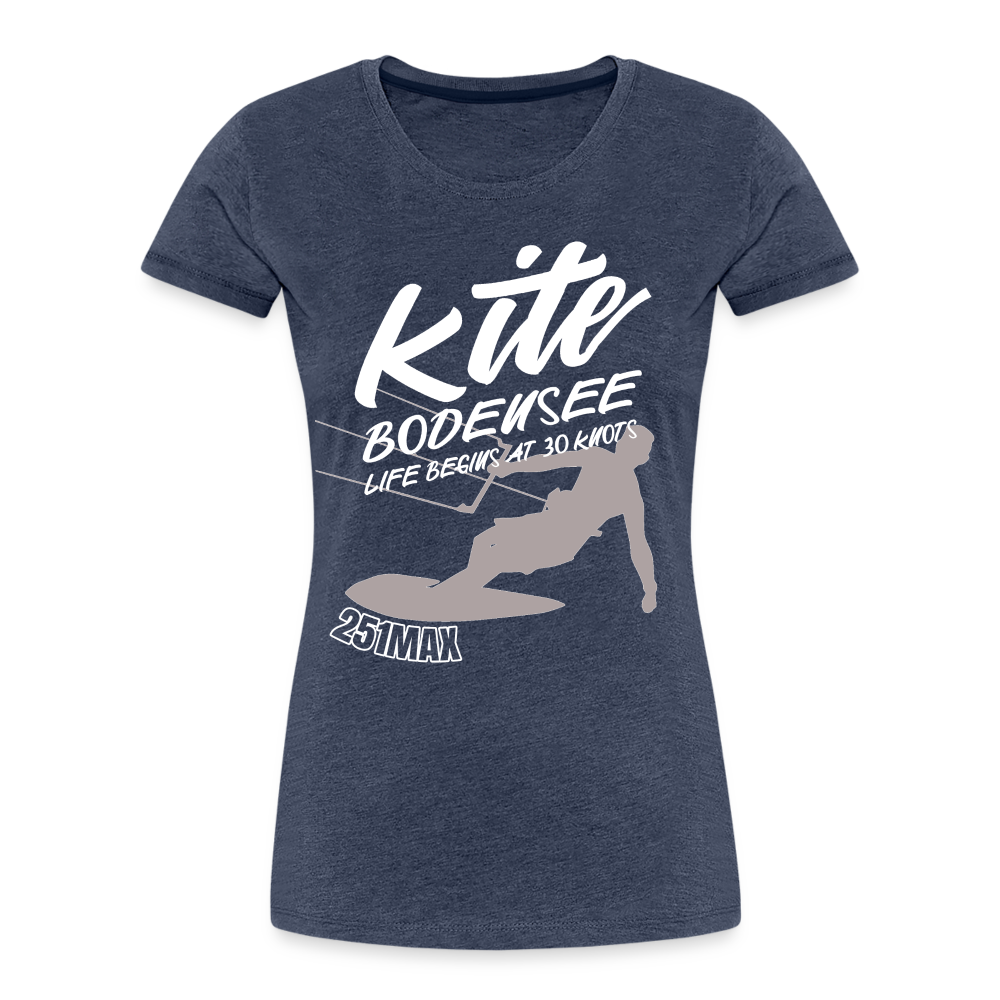 Kite Bodensee - Damenshirt - heather blue