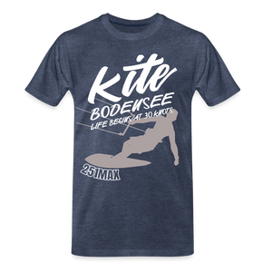 Kite Bodensee - Herrenshirt - heather blue