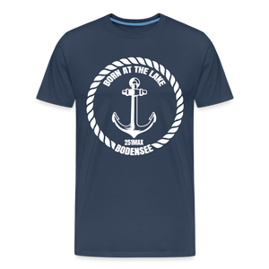 Born At The Lake - Herrenshirt - navy