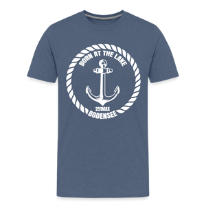 Born At The Lake - Herrenshirt - heather blue